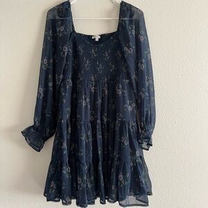 Patrons of Peace Navy dress